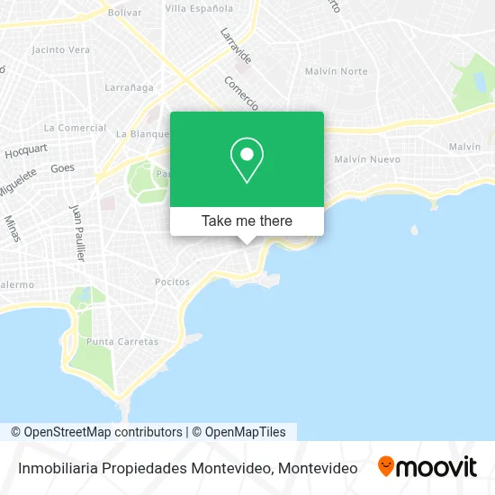 Inmobiliaria Propiedades Montevideo map