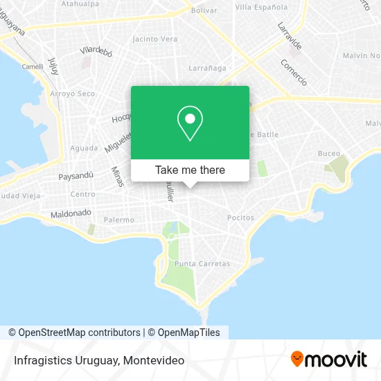 Infragistics Uruguay map