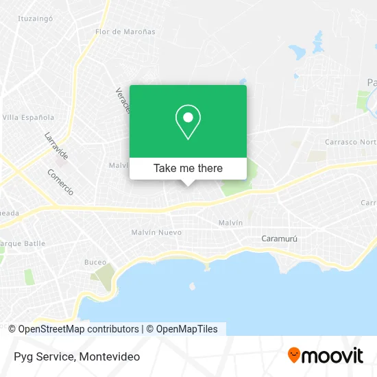 Pyg Service map
