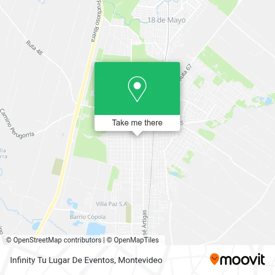 Infinity Tu Lugar De Eventos map