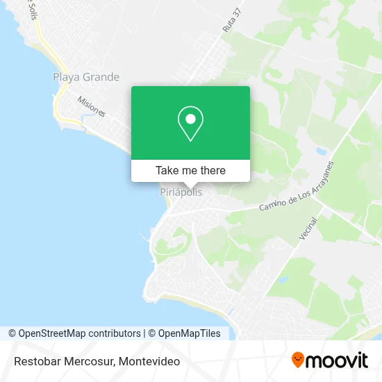 Restobar Mercosur map