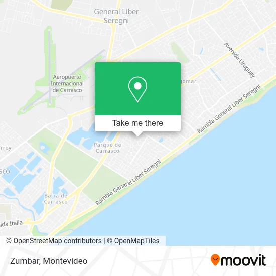 Zumbar map