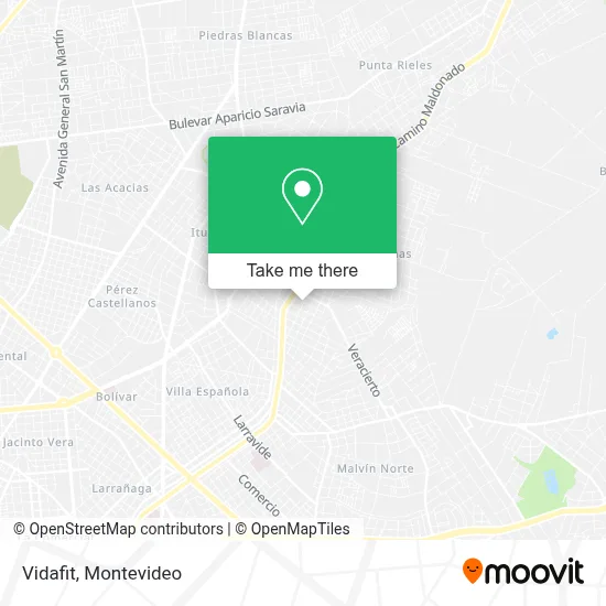 Vidafit map