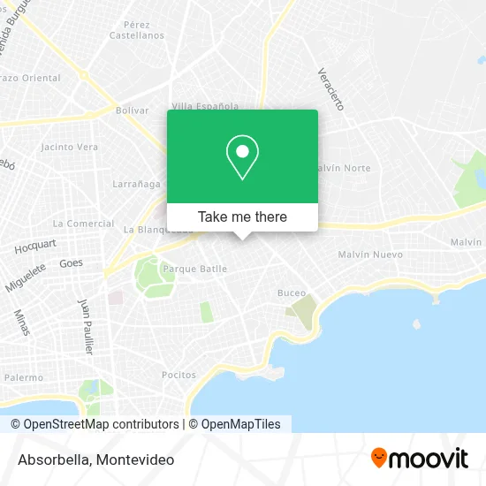 Absorbella map