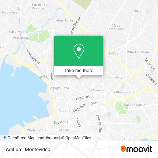 Aditium map