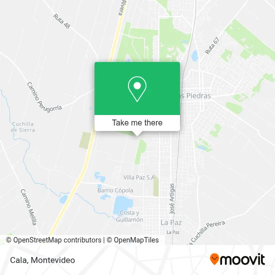 Cala map
