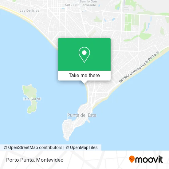 Porto Punta map