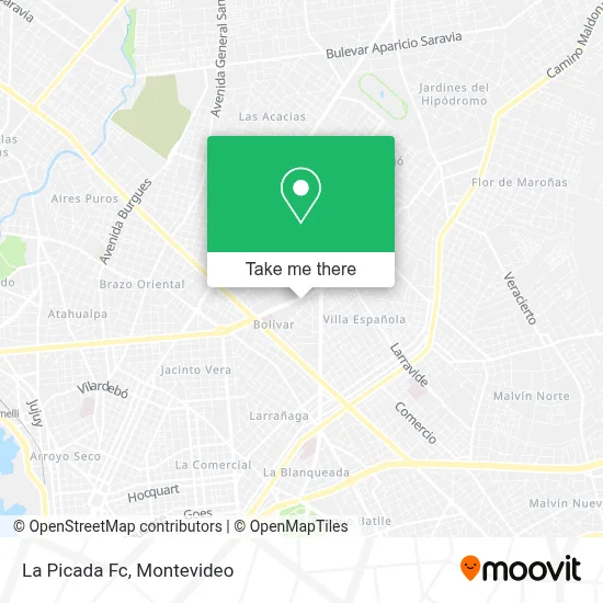 La Picada Fc map