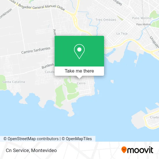 Cn Service map