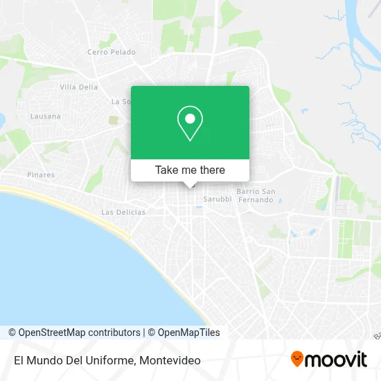 El Mundo Del Uniforme map