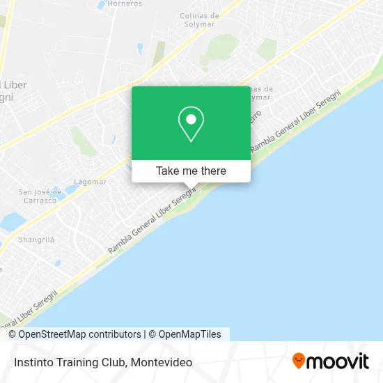 Instinto Training Club map