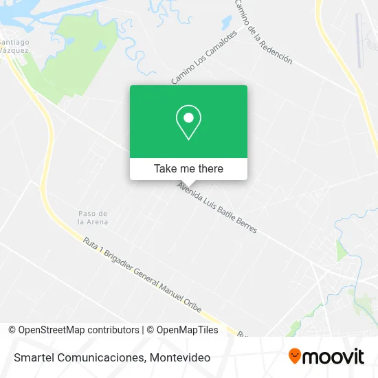 Smartel Comunicaciones map