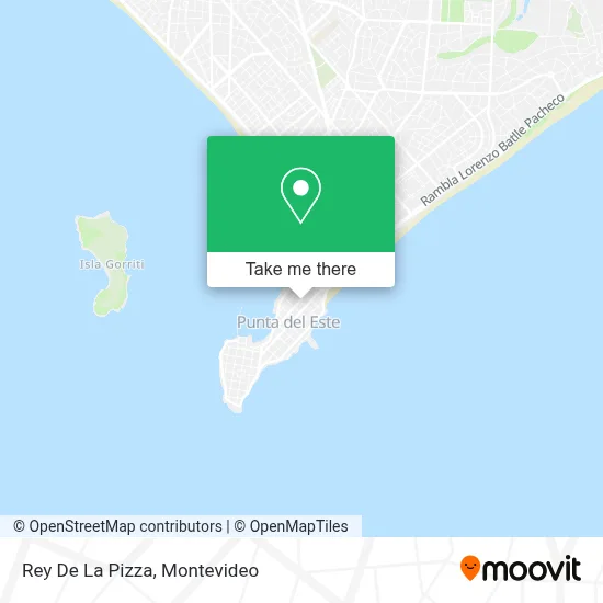 Rey De La Pizza map