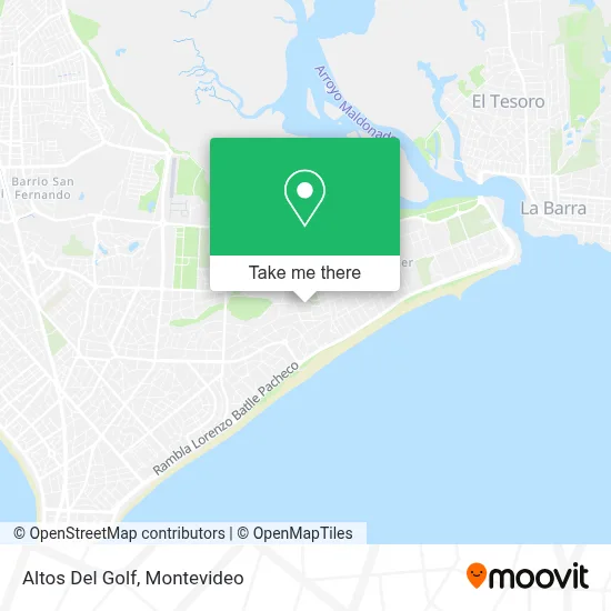 Altos Del Golf map