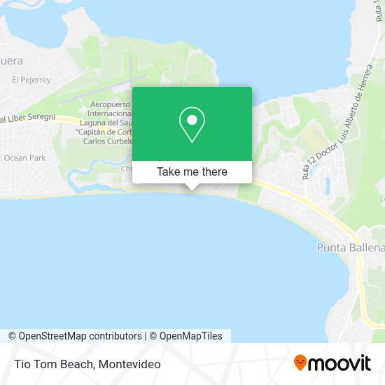 Tio Tom Beach map