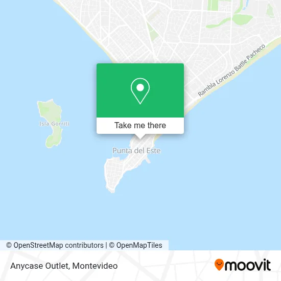 Anycase Outlet map