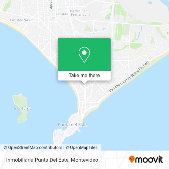 Inmobiliaria Punta Del Este map