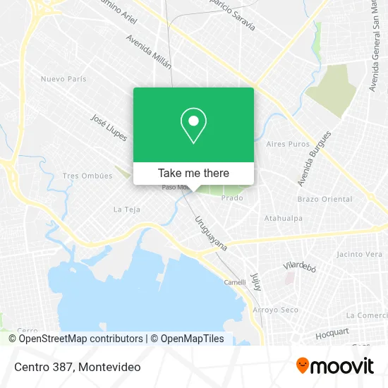 Centro 387 map