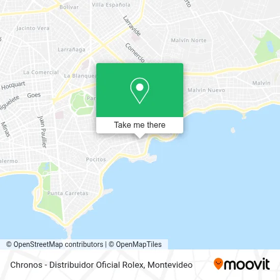 Chronos - Distribuidor Oficial Rolex map