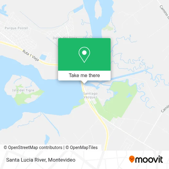 Rio Santa Lucia map