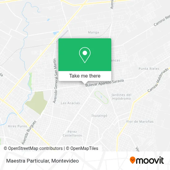 Maestra Particular map
