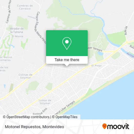 Motonel Repuestos map