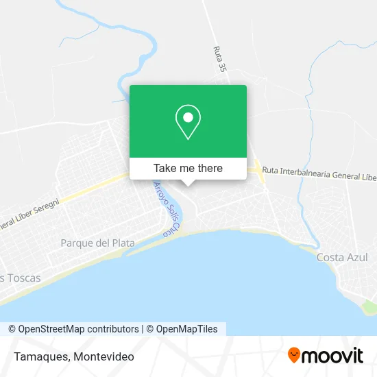 Tamaques map