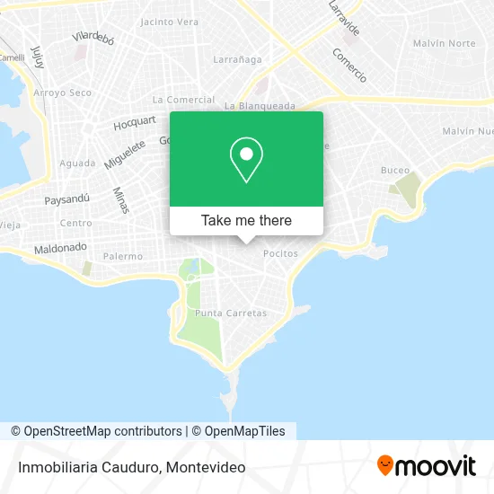 Inmobiliaria Cauduro map