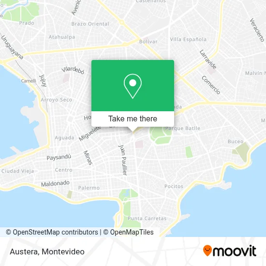 Austera map