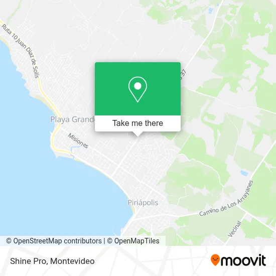 Shine Pro map