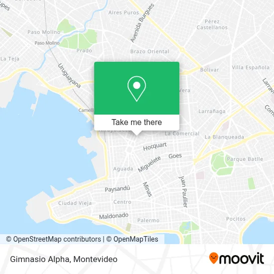 Gimnasio Alpha map