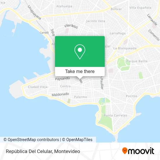 República Del Celular map