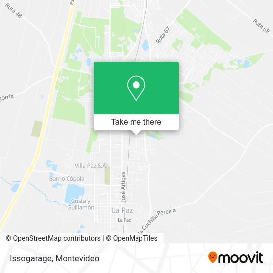 Issogarage map