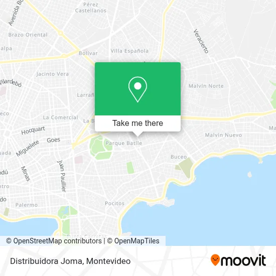 Distribuidora Joma map