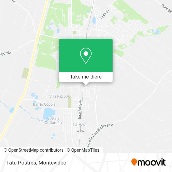 Tatu Postres map