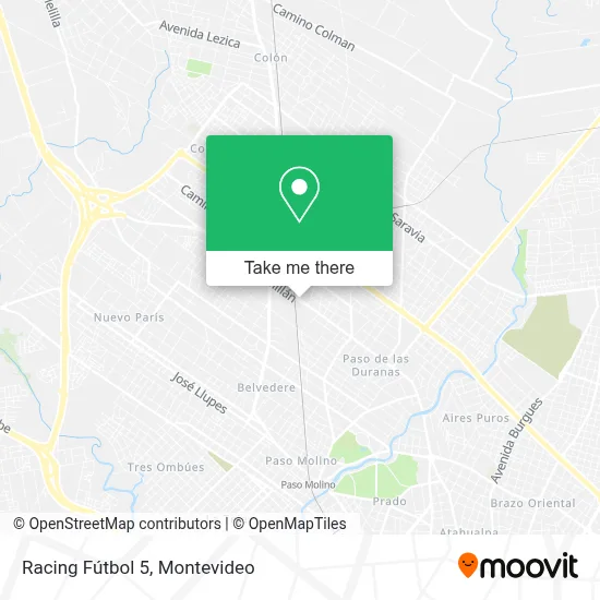 Racing Fútbol 5 map