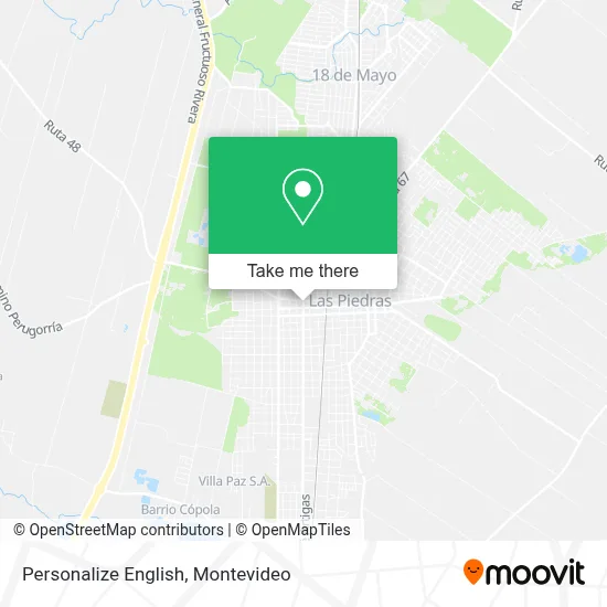 Personalize English map