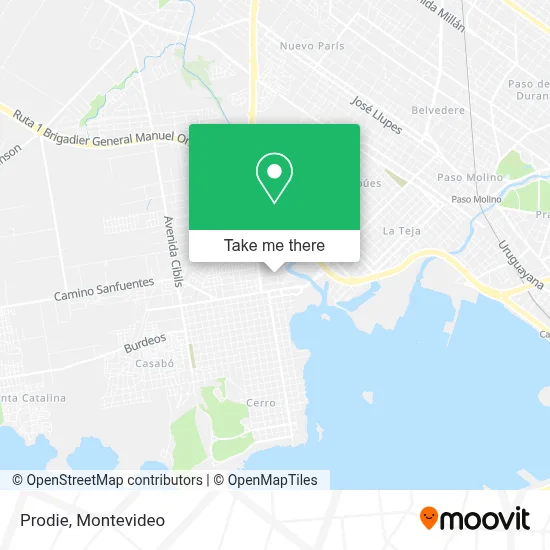 Prodie map