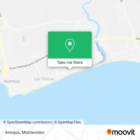 Antojos map