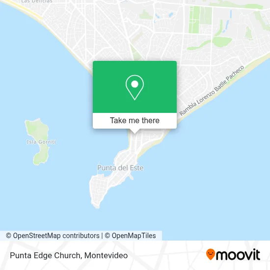 Punta Edge Church map