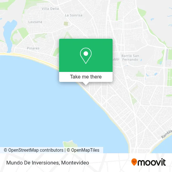 Mundo De Inversiones map