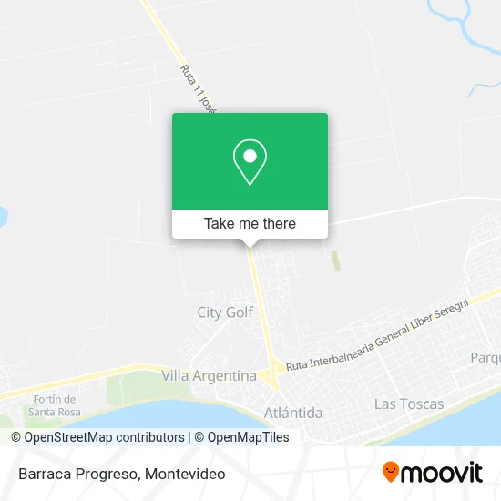 Barraca Progreso map