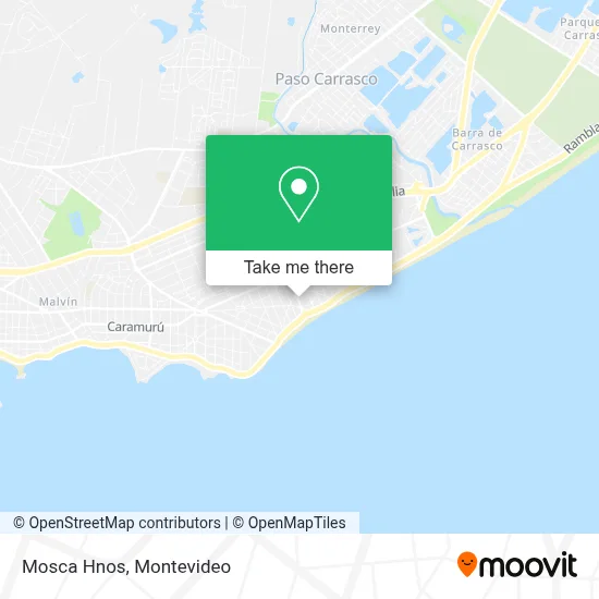 Mosca Hnos map