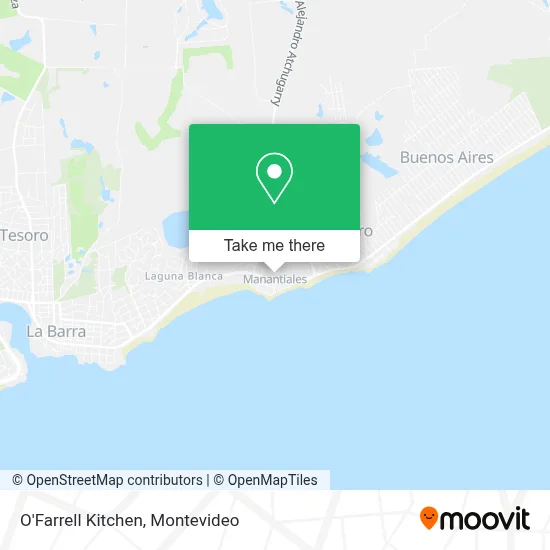 O'Farrell Kitchen map
