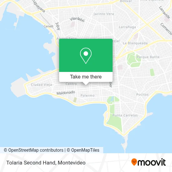 Tolaria Second Hand map