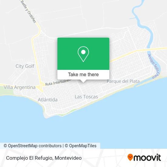 Complejo El Refugio map