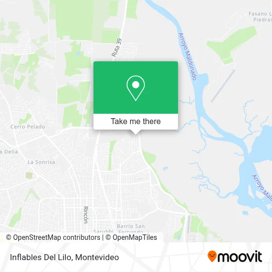Inflables Del Lilo map