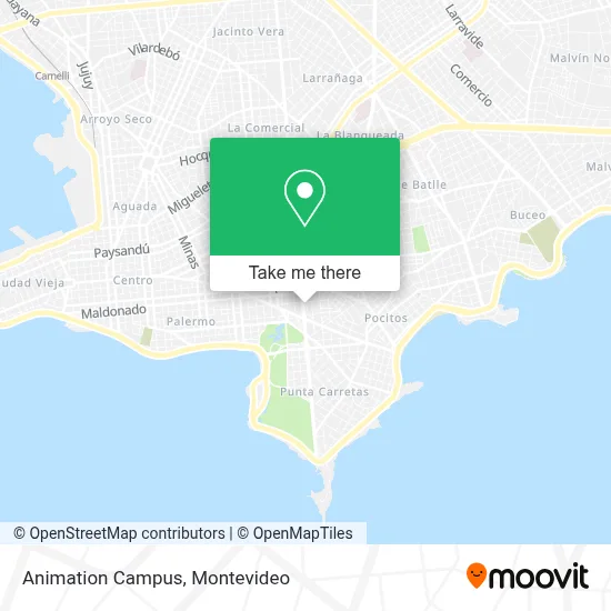 Animation Campus map