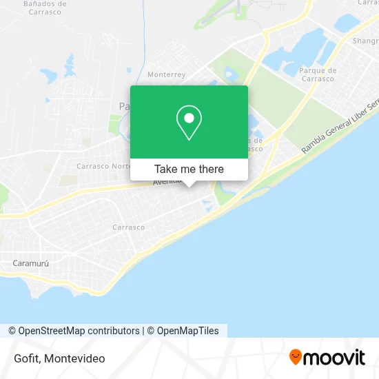 Gofit map