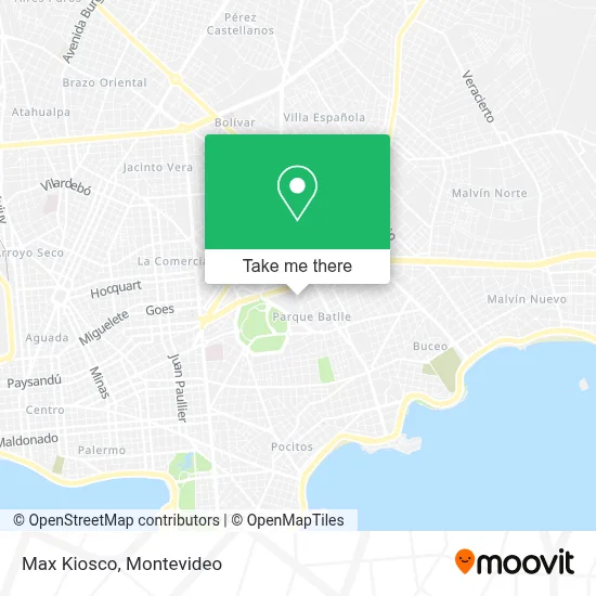 Max Kiosco map